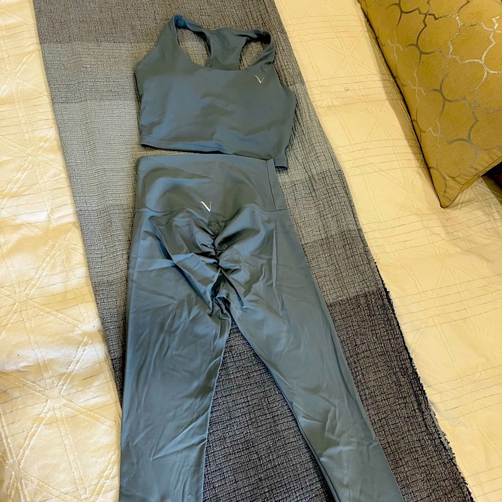 Vitae Apparel leggings and cropped sports bra